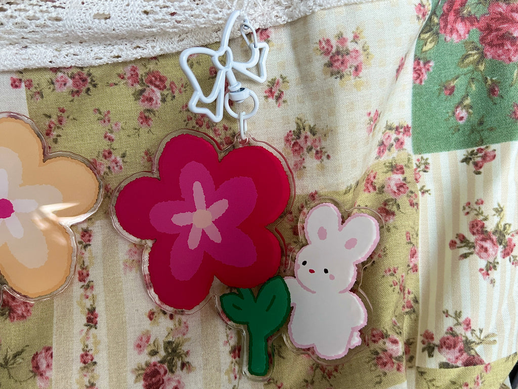 Flower Keychain 2pc Set